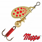 Блесна Mepps COMET DECOREE OR points rouge № 0 2гр.