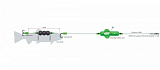 Готовая оснастка на сома MADCAT® SCREAMING PROFI RIVER RIGS «DEAD BAIT» S - 180cm - 20g - №1/0 + №6/0
