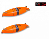 Поплавок с 4 шумовыми капсулами UNI CAT Quattro Rattle Subfloat / 25g / Fluo Red - 2шт.