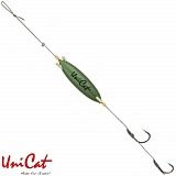 Готовые оснастки на сома UNI CAT POWER RATTLE 10g HAIR Rig №2/0+1/0 - 150cm / 67kg